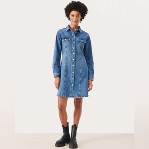 SOLD!! NWT: Part Two Fiva Dress Medium Denim Blue size 6